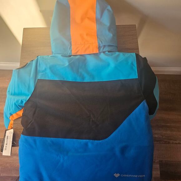 Obermeyer Kids Altair Jacket Size 2T Blue Orange Black NWT - Picture 6 of 6